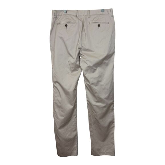 Bonobos Wednesday Straight Chino Pants Size 34x34 Tan Khaki - Picture 7 of 13